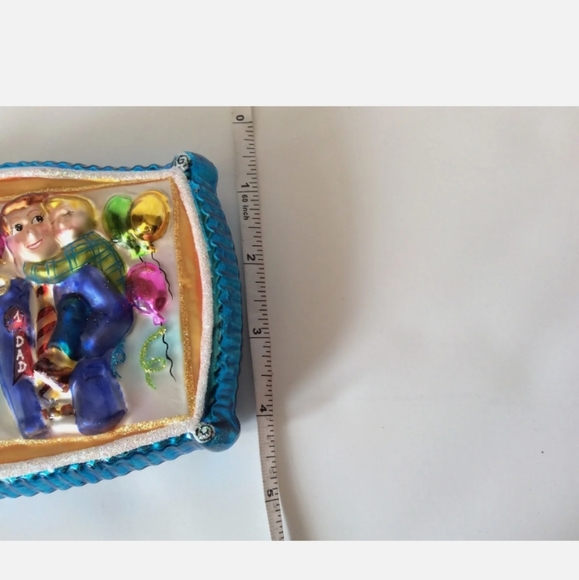 Christopher Radko Father's Day Ornament 5" Blown Glass - Picture 6 of 6